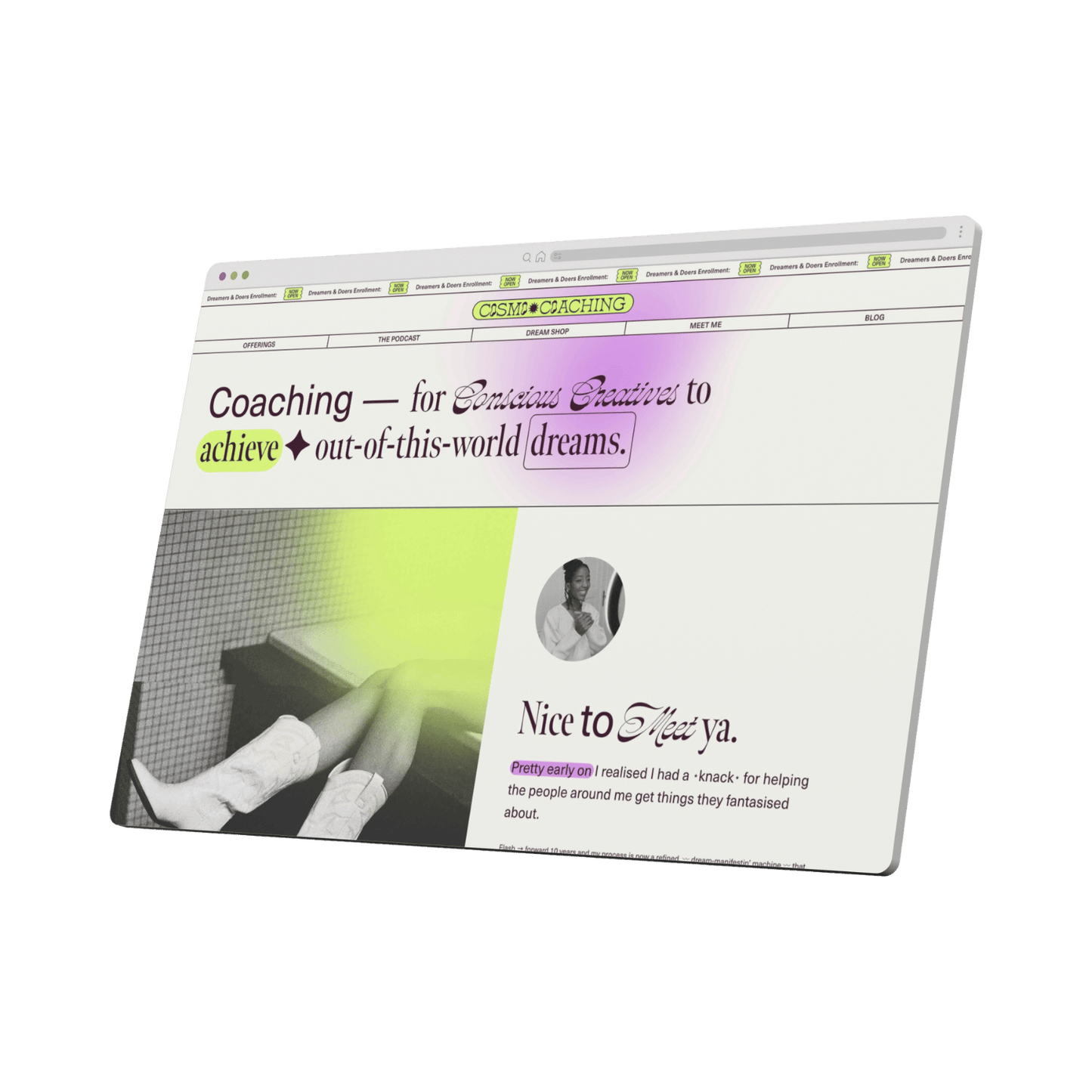 COSMO Squarespace Template