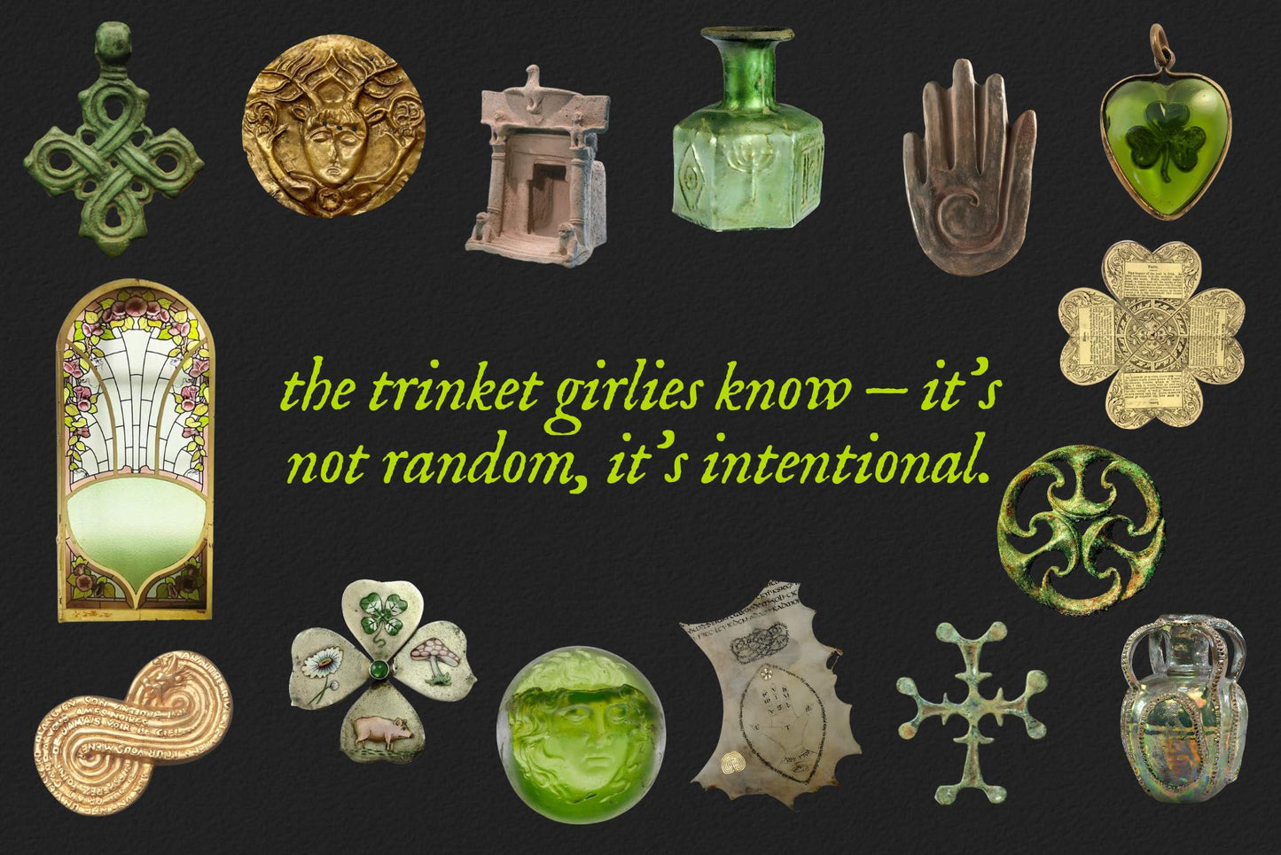 Trinket Girlie Digital Collage Kit