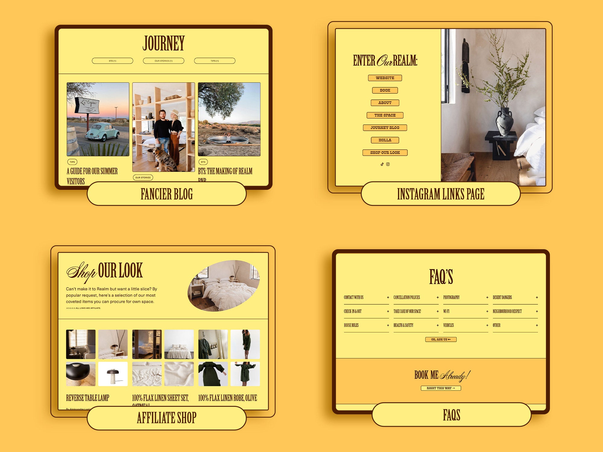 Realm Squarespace Template