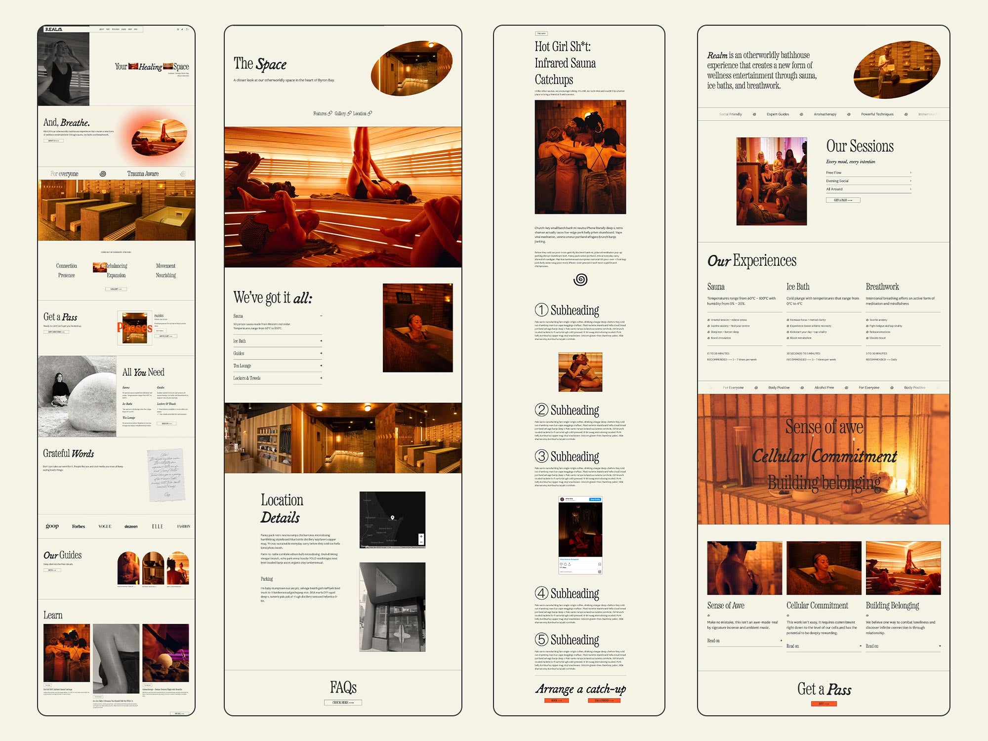 Realm Squarespace Template